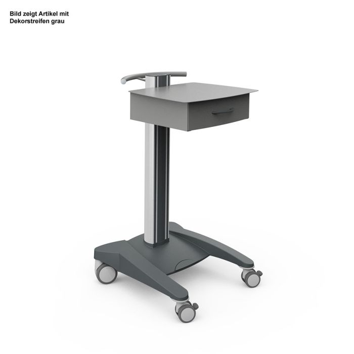 [HAE 3022.1] Fuego Basiswagen 1, Metall Mit 1 Schublade, 1 Ablageplatte und