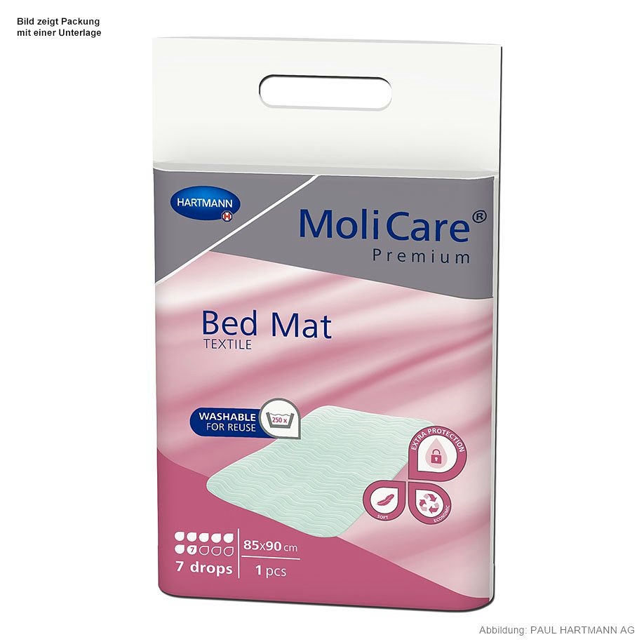 [HAP 155010] MoliCare Premium Bed Mat Textile 7 Tropfen Bettschutzeinlage 85 x 90 cm