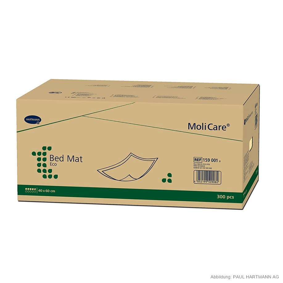 [HAP 159001] MoliCare Bed Mat Eco 5 Tropfen Krankenunterlagen 40 x 60 cm (300 Stck.)