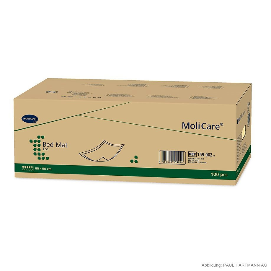 [HAP 159002] MoliCare Bed Mat Eco 5 Tropfen Krankenunterlagen 60 x 90 cm (100 Stck.)