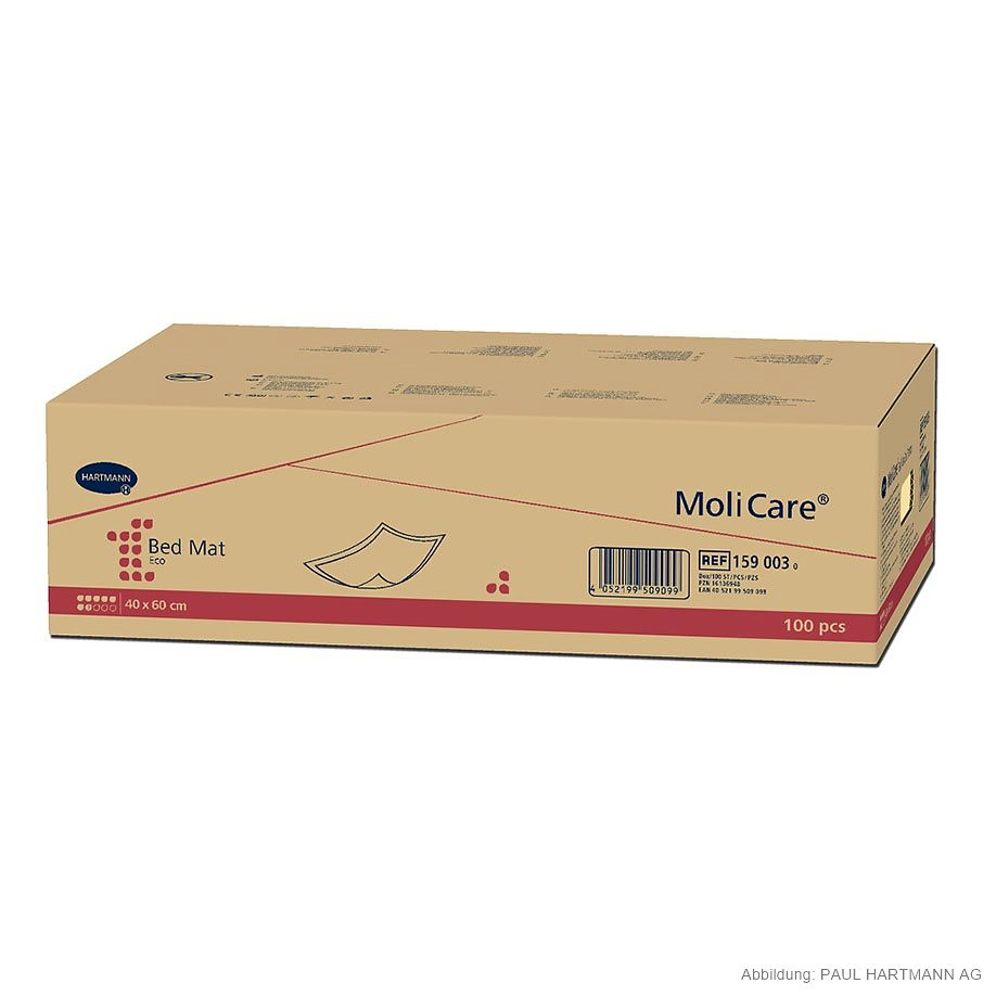 [HAP 159003] MoliCare Bed Mat Eco 7 Tropfen Krankenunterlagen 40 x 60 cm (100 Stck.)