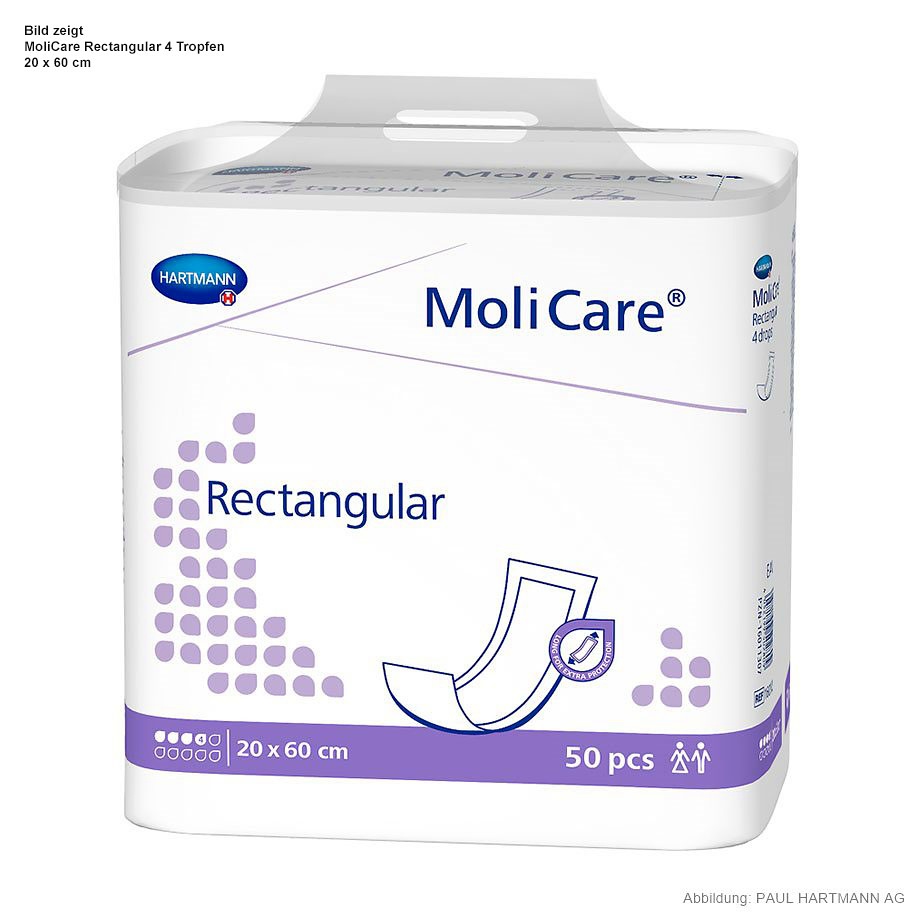 [HAP 160890] MoliCare Rectangular 3 Tropfen 20 x 40 cm (50 Stck.)