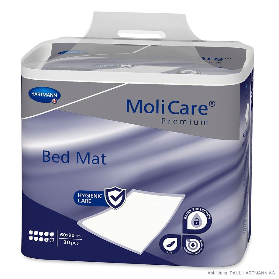 [HAP 161077] MoliCare Premium Bed Mat 9 Tropfen Krankenunterlagen 60 x 90 cm (15 Stck.)