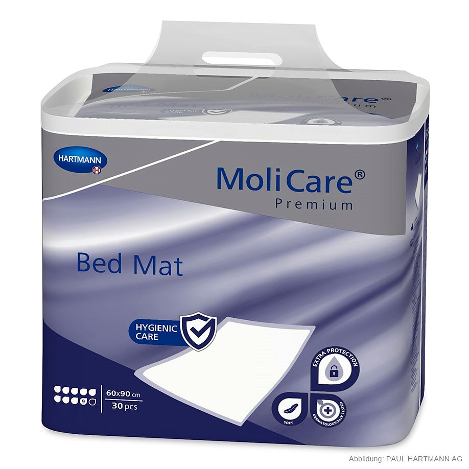 [HAP 161078] MoliCare Premium Bed Mat 9 Tropfen Krankenunterlagen 60 x 90 cm (30 Stck.)