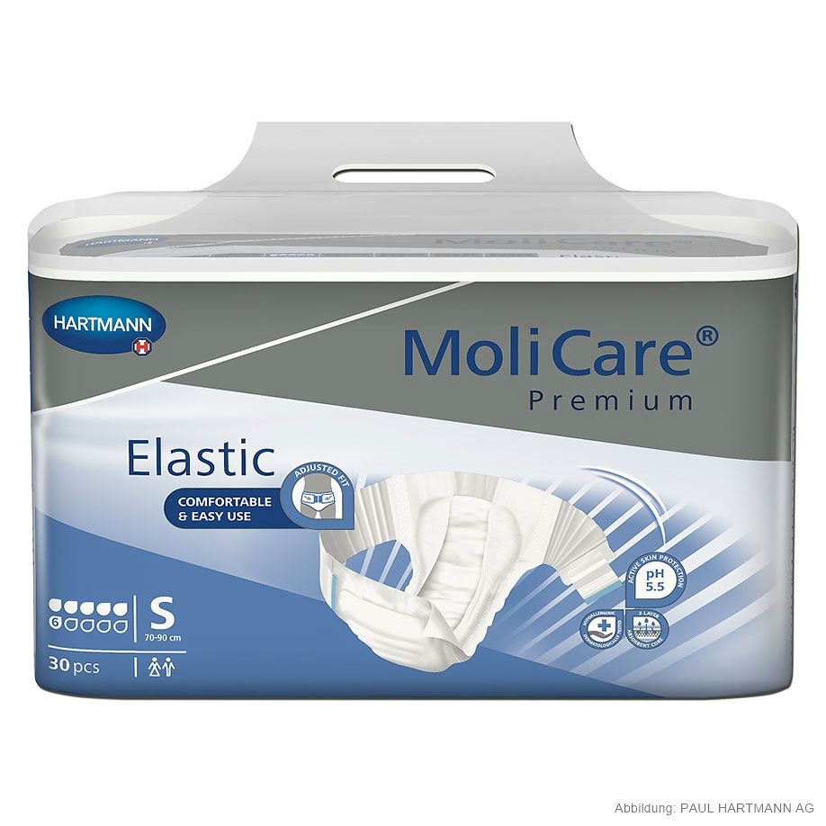 [HAP 165271] MoliCare Premium Elastic 6 Tropfen Gr. S Inkontinenzslips (30 Stck.)