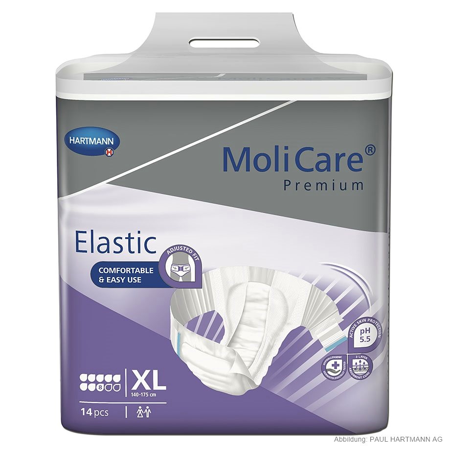 [HAP 165474] MoliCare Premium Elastic super plus 8 Tropfen Gr. XL Inkontinenzslips (14Stck)