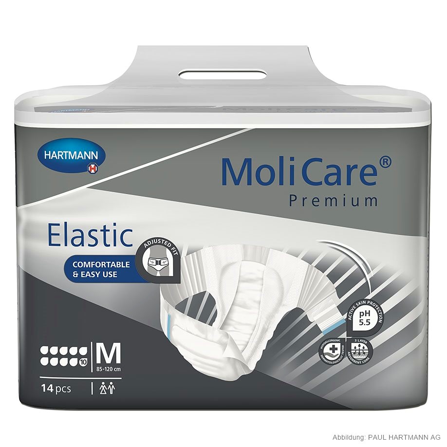 [HAP 165672] MoliCare Premium Elastic 10 Tropfen Gr. M Inkontinenzslips (14 Stck.)