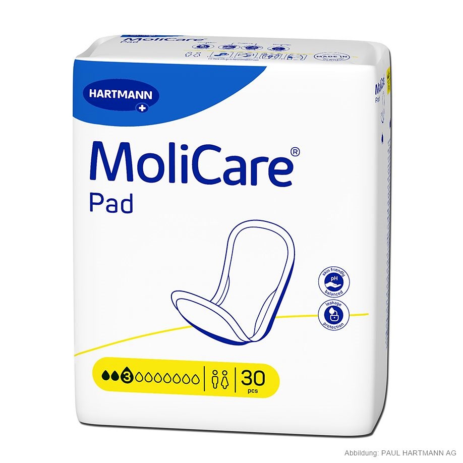 [HAP 168076] MoliCare Pad 3 Tropfen Inkontinenzeinlagen (30 Stck.)
