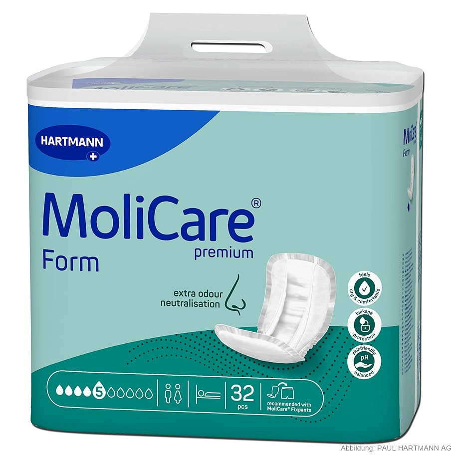 [HAP 168405] MoliCare Premium Form 5 Tropfen Inkontinenzeinlagen (32 Stck.)
