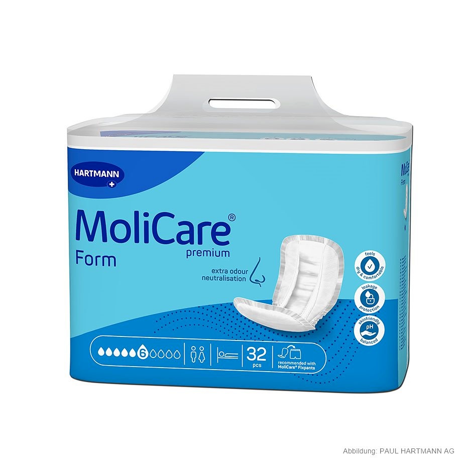 [HAP 168406] MoliCare Premium Form 6 Tropfen Inkontinenzeinlagen (32 Stck.)