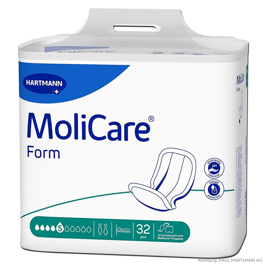 [HAP 168445] MoliCare Form 5 Tropfen Inkontinenzeinlagen (32 Stck.)