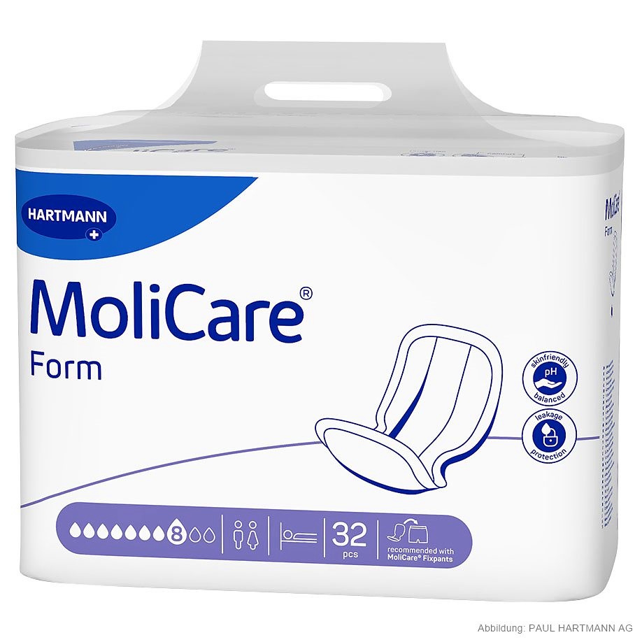 [HAP 168448] MoliCare Form 8 Tropfen Inkontinenzeinlagen (32 Stck.)