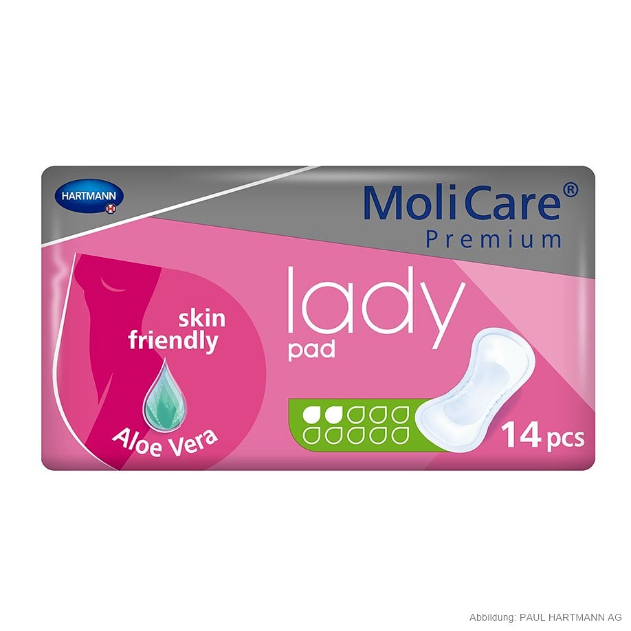 [HAP 168634] MoliCare Premium lady pad 2 Tropfen Inkontinenzeinlagen (14 Stck.)