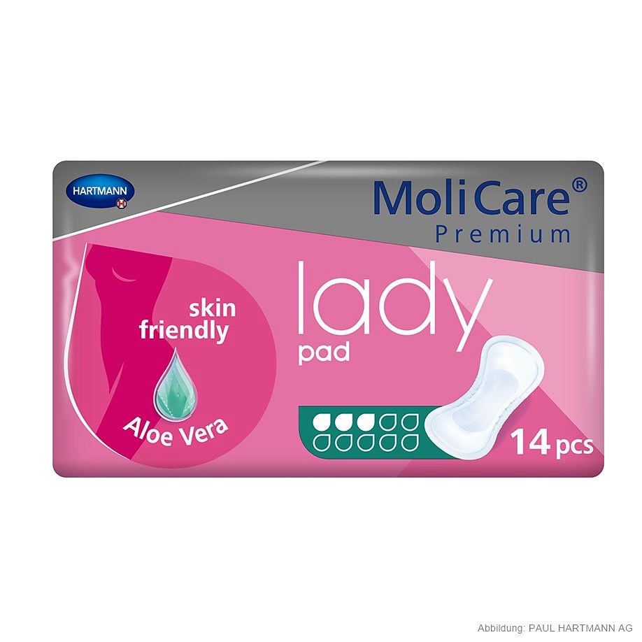 [HAP 168644] MoliCare Premium lady pad 3 Tropfen Inkontinenzeinlagen (14 Stck.)