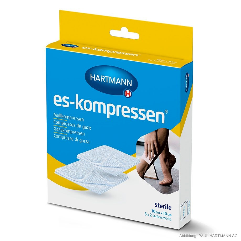 [HAP 205004] ES-Kompressen steril 8-fach 10 x 10 cm (5 x 2 Stck.)