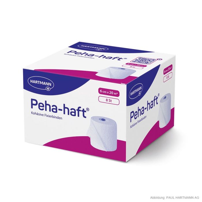 [HAP 300050] Peha-haft Fixierbinden 20 m x 6 cm, lose (8 Rl.)