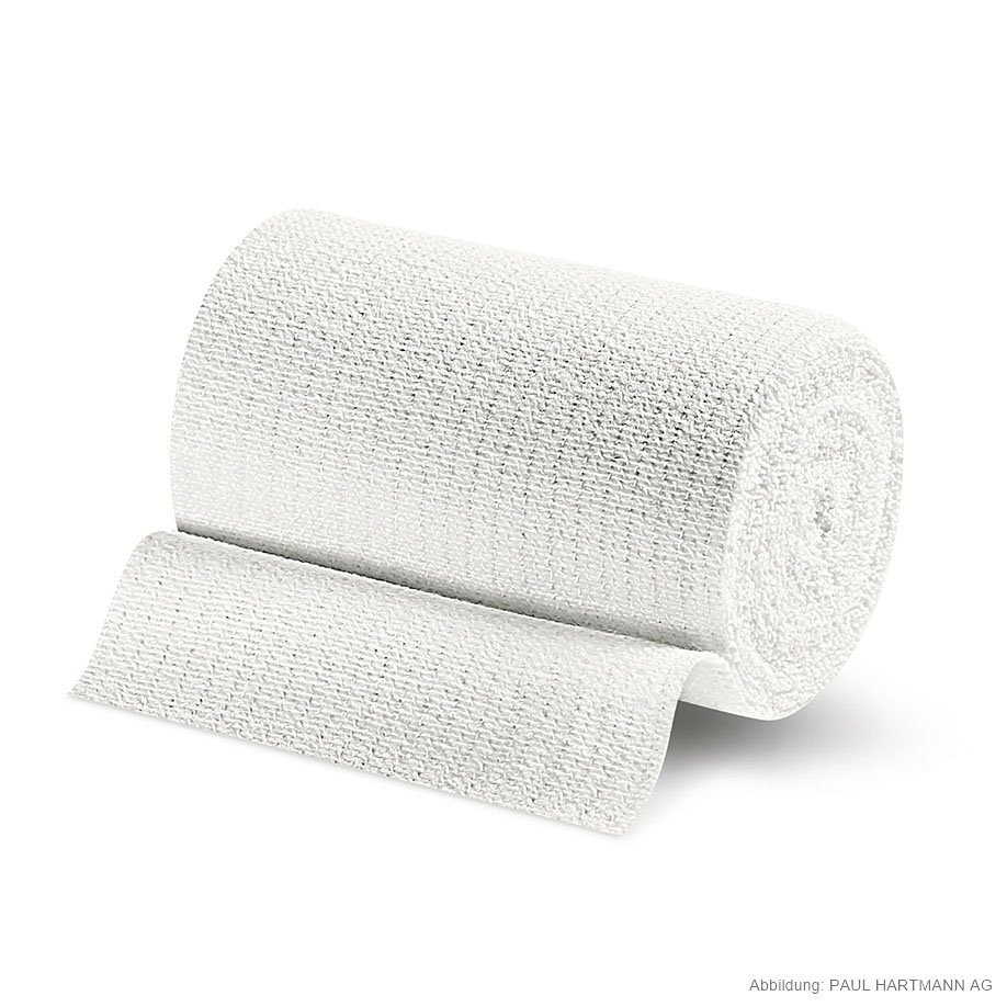 [HAP 332061] Idealast mit Verbandklammern Idealbinde weiß 5 m x 15 cm