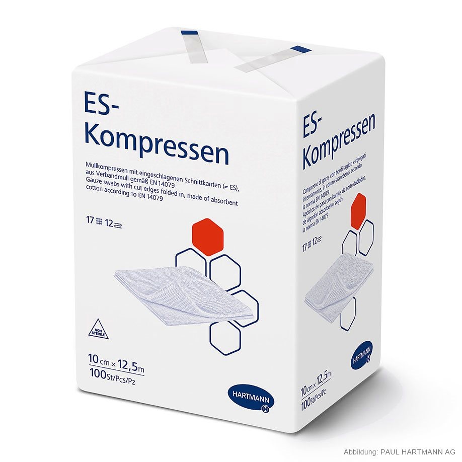 [HAP 401836] ES-Kompressen unsteril 12-fach 10 x 12,5 cm (100 Stck.)