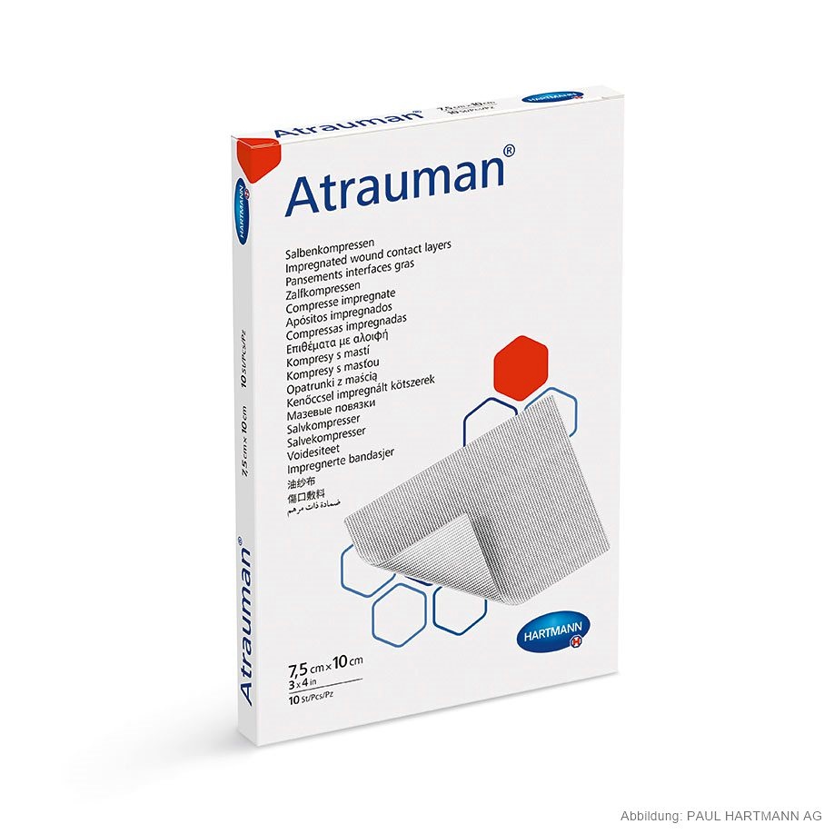 [HAP 499513] Atrauman Salbenkompressen Steril 7,5 x 10 cm (10 Stck.)