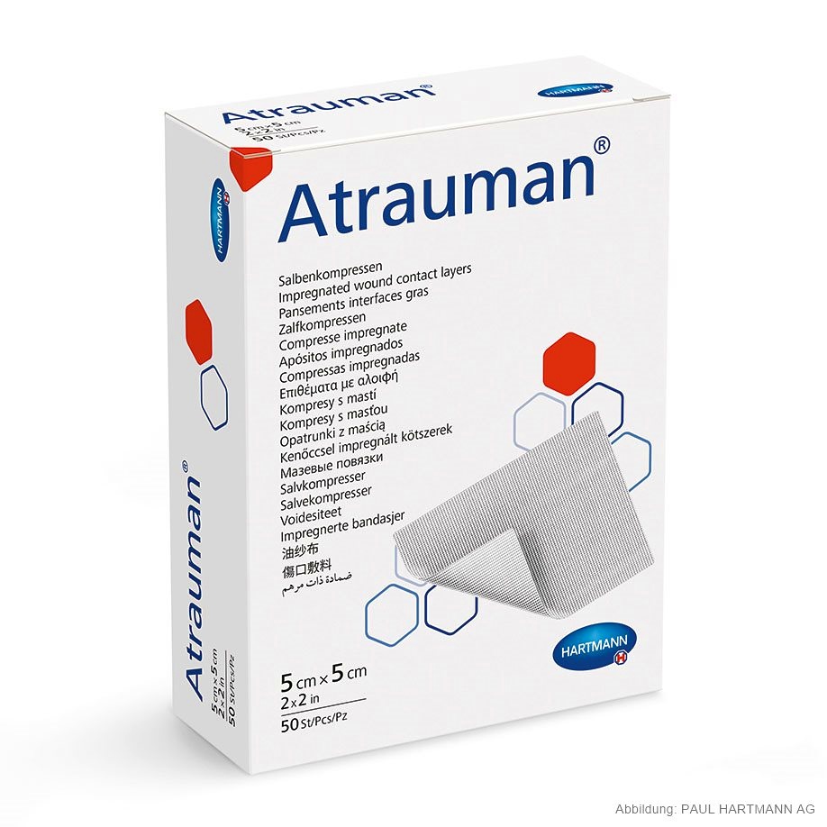 [HAP 499550] Atrauman Salbenkompressen Steril 5 x 5 cm (50 Stck.)