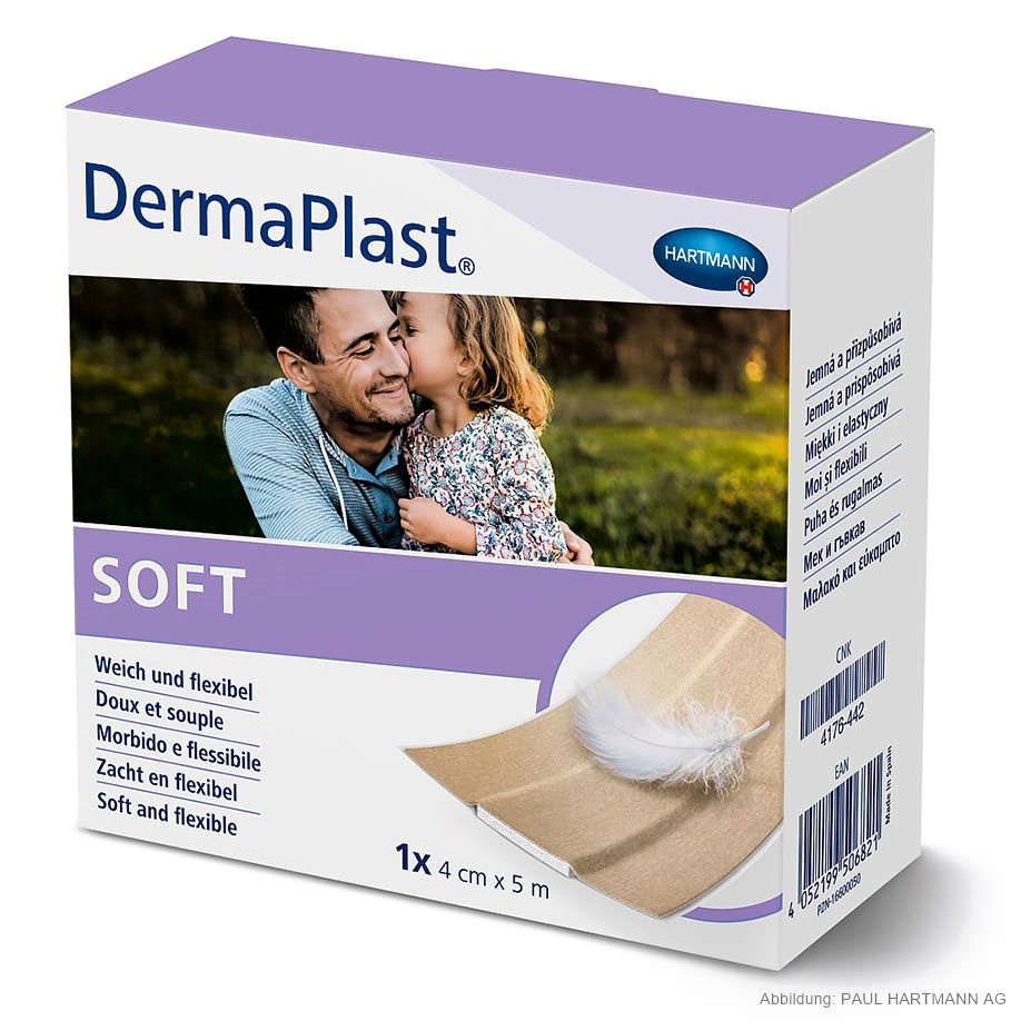 [HAP 535351] DermaPlast soft Wundpflaster 5 m x 4 cm