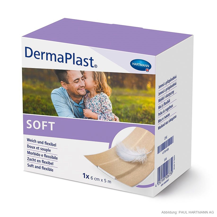 [HAP 535361] DermaPlast soft Wundpflaster 5 m x 6 cm