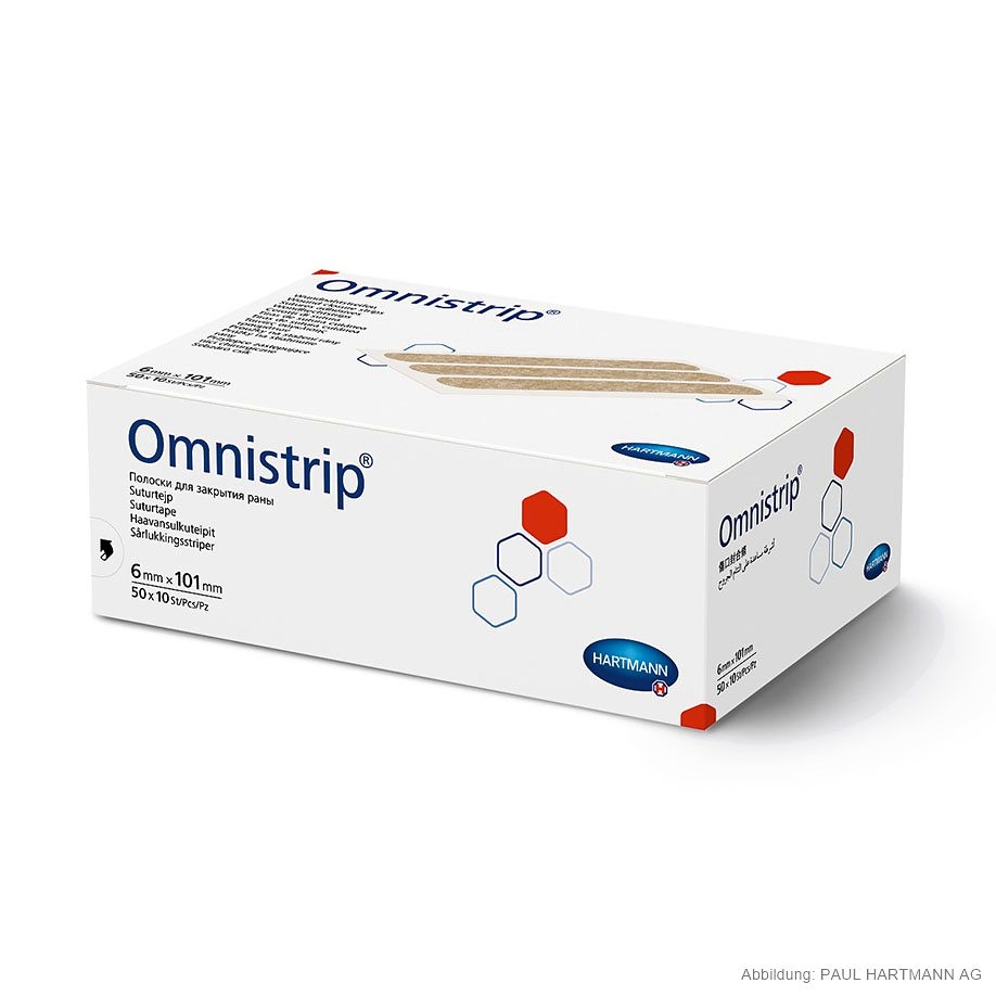 [HAP 540684] Omnistrip Wundnahtstreifen steril 6 x 101 mm (50 x 10 Stck.)