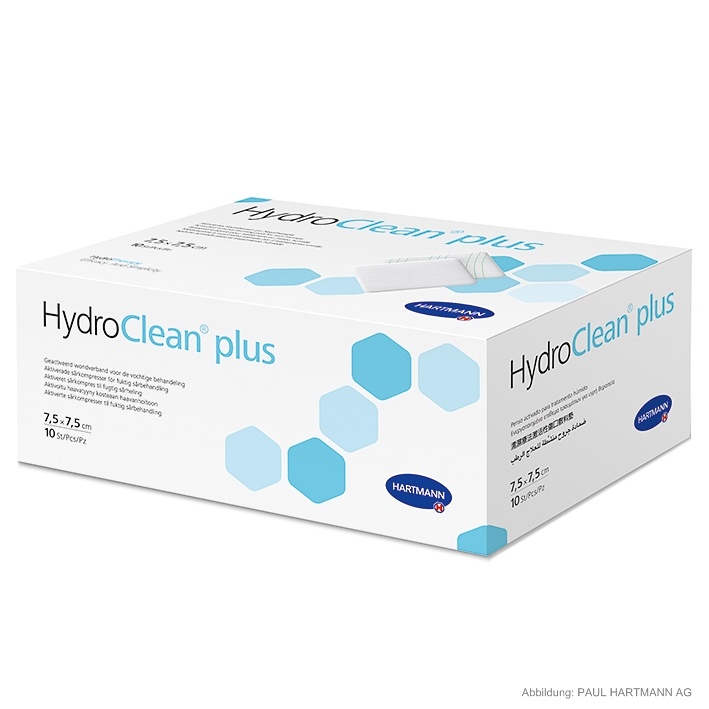 HydroClean cavity Wundkissen Steril 7,5 x 7,5 cm (10 Stck.)