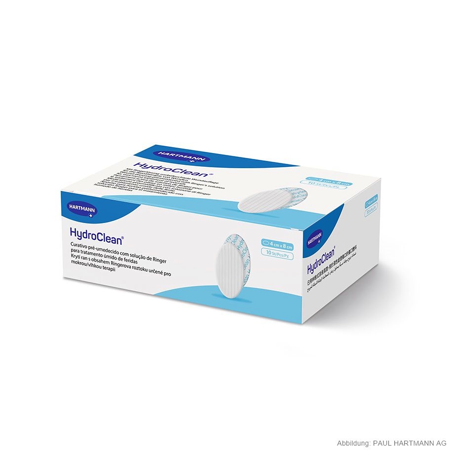 [HAP 609222] HydroClean Wundkissen Steril 4 x 8 cm (10 Stck.)