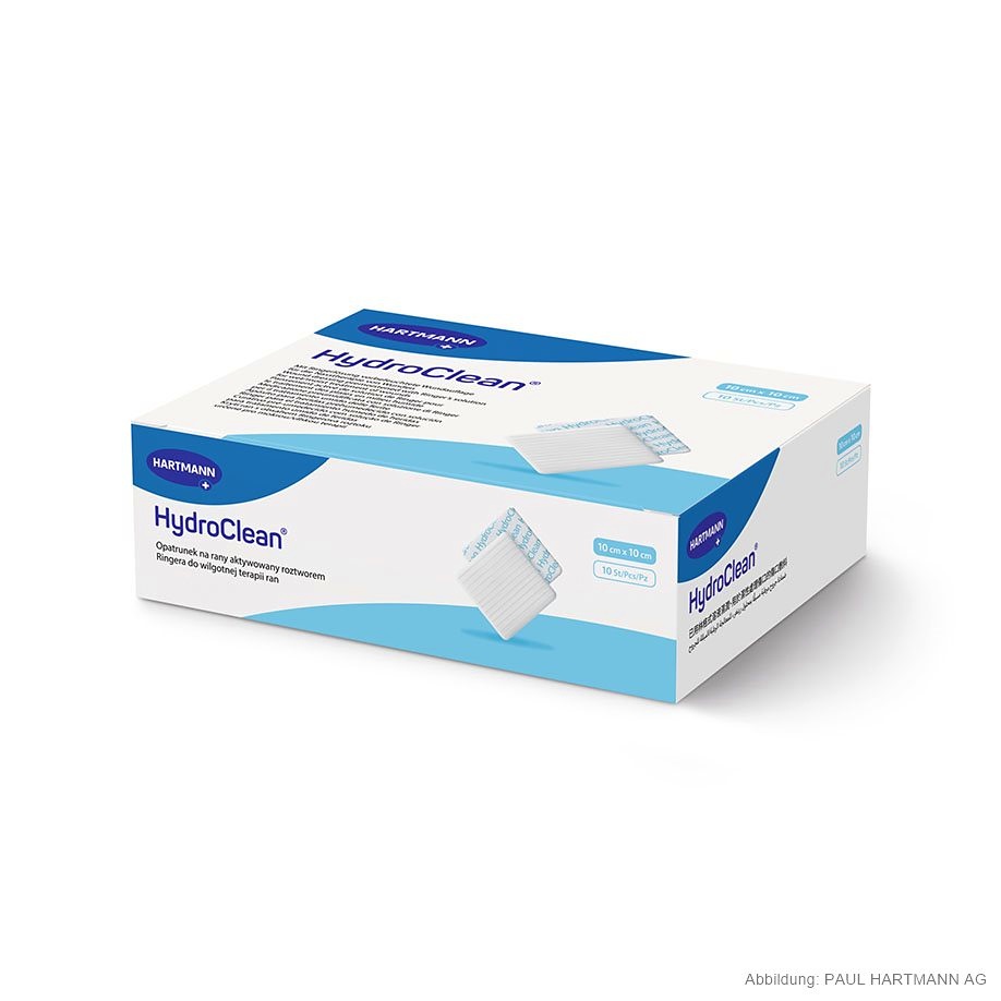 HydroClean Wundkissen Steril 10 x 10 cm (10 Stck.)