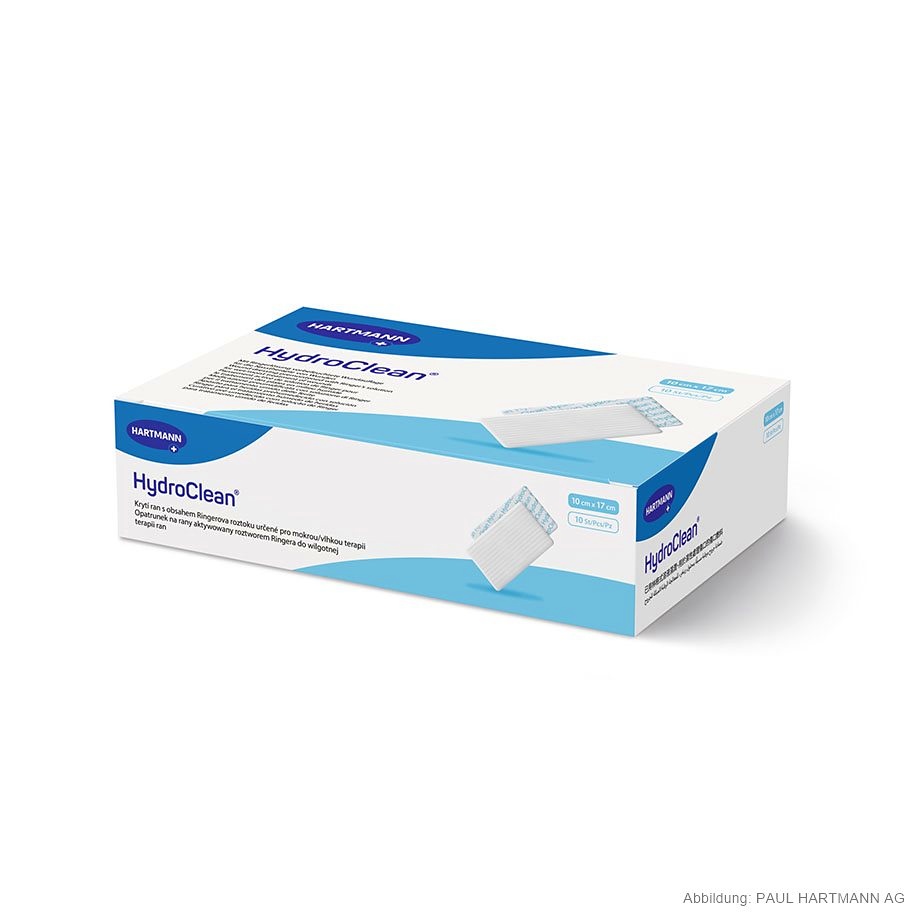 [HAP 609232] HydroClean Wundkissen Steril 10 x 17 cm (10 Stck.)