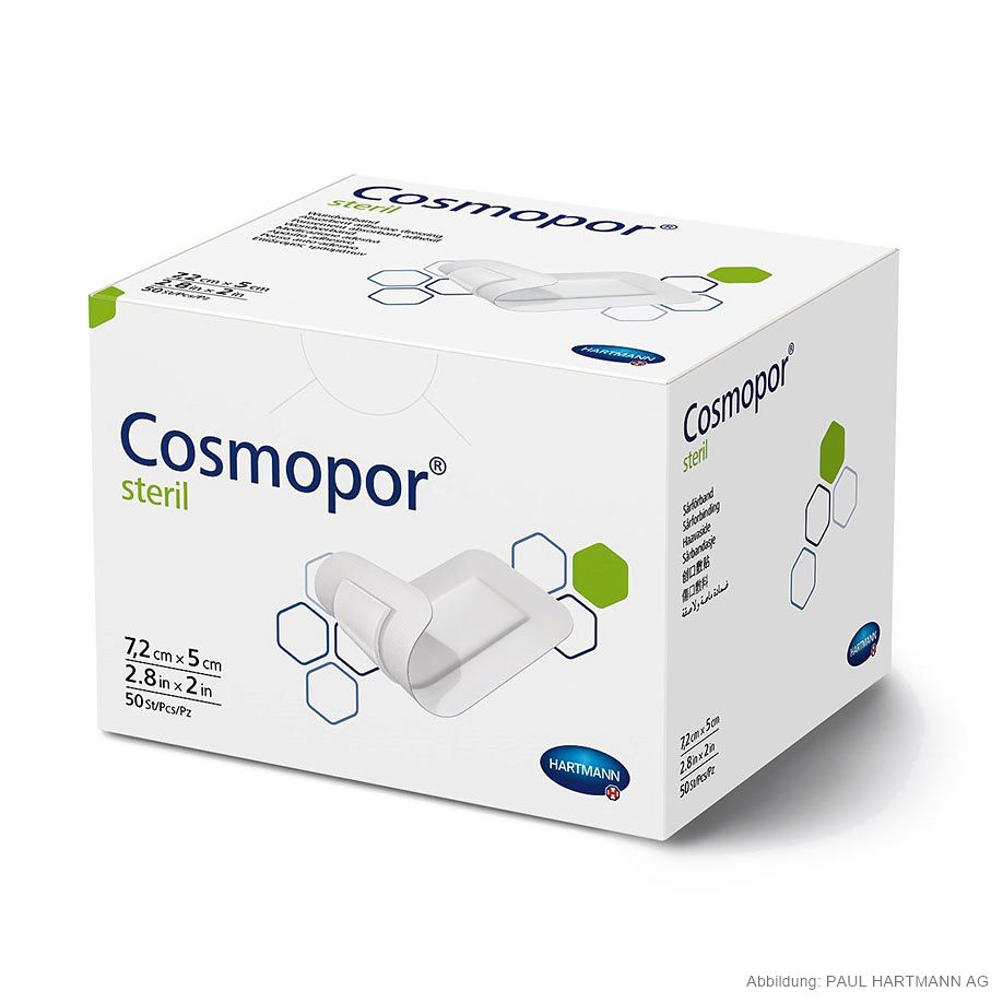 [HAP 900800] Cosmopor Steril Wundverband 7,2 x 5 cm (50 Stck.)