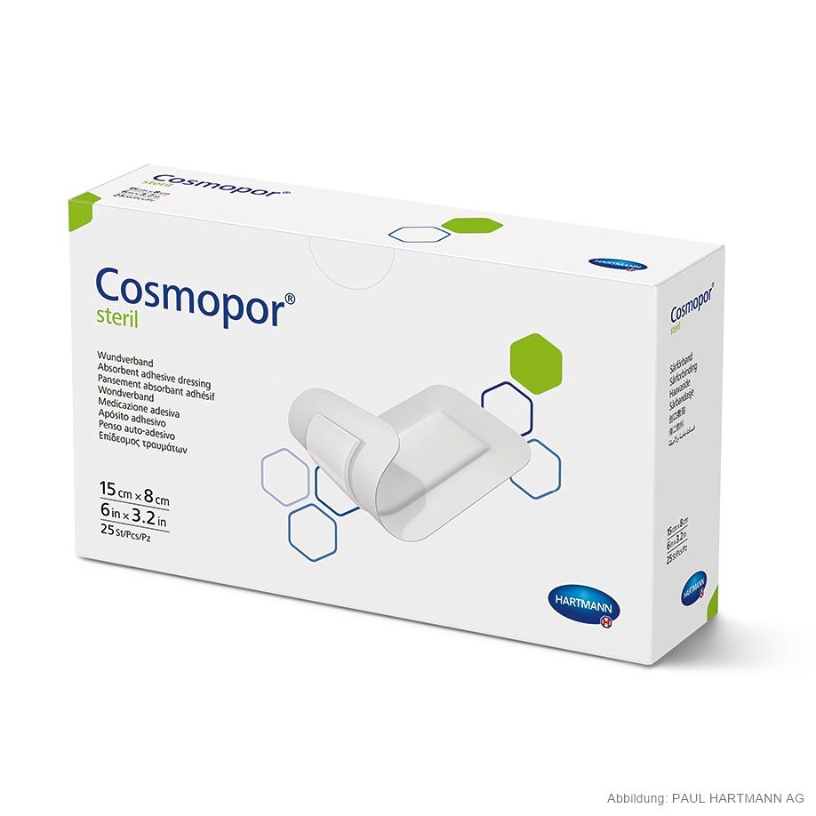 Cosmopor Steril Wundverband 15 x 8 cm (25 Stck.)