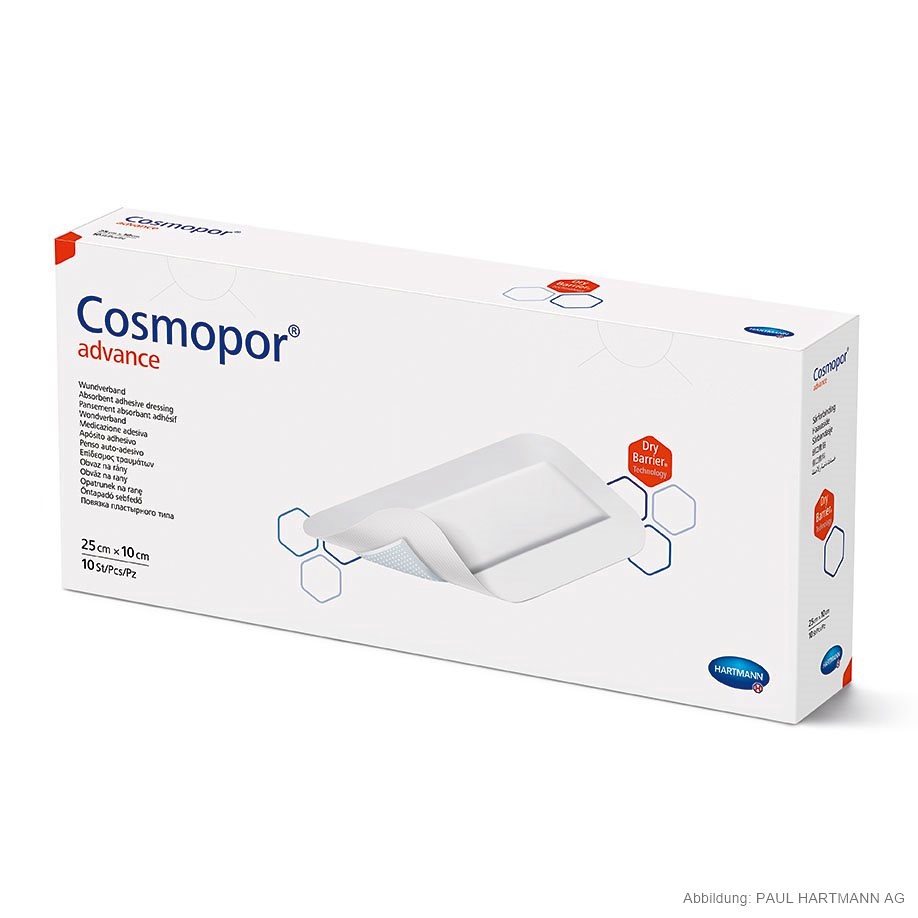[HAP 901016] Cosmopor Advance Wundverband steril 25 x 10 cm (10 Stck.)