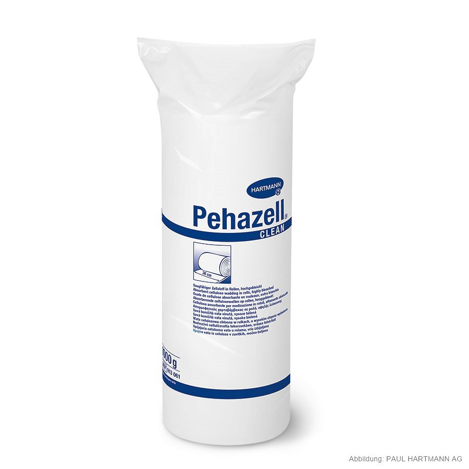 [HAP 913061] Pehazell Clean Verbandzellstoff Hochgebleicht 36 cm, 1000 g