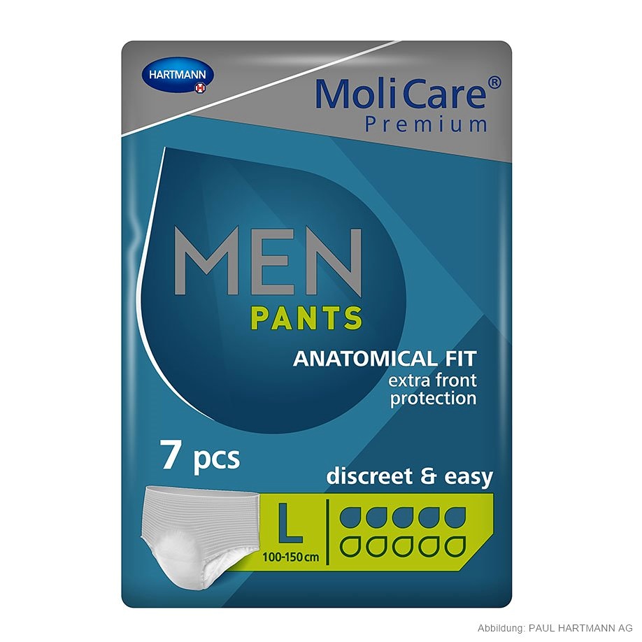 [HAP 915818] MoliCare Premium MEN PANTS 5 Tropfen Gr. L, Inkontinenzslips (7 Stck.)