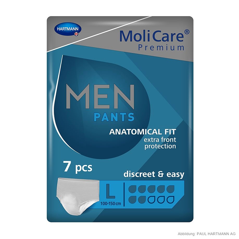 [HAP 915828] MoliCare Premium MEN PANTS 7 Tropfen Gr. L, Inkontinenzslips (7 Stck.)