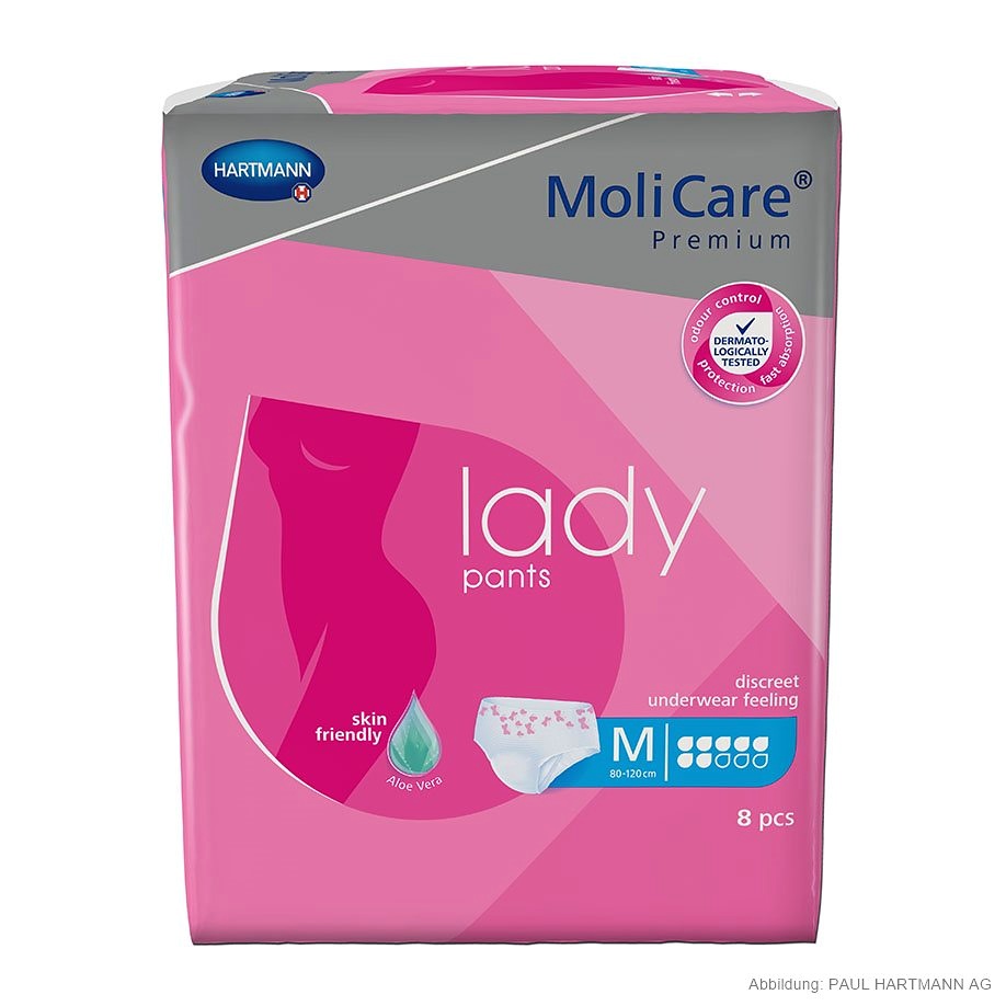 [HAP 915867] MoliCare Premium lady pants 5 Tropfen Gr. M, Inkontinenzslips (8 Stck.)