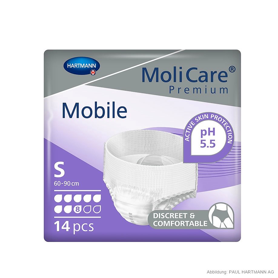 [HAP 915871] MoliCare Premium Mobile 8 Tropfen Inkontinenzslips Gr. S (14 Stck.)