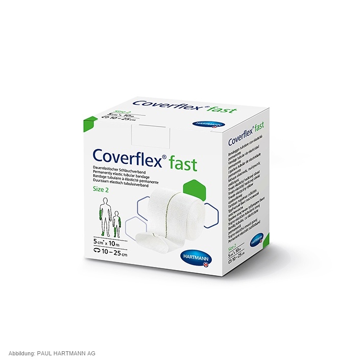 Coverflex fast Schlauchverband Gr. 2 5 cm x 10 m