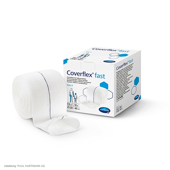 Coverflex fast Schlauchverband Gr. 3 7,5 cm x 10 m