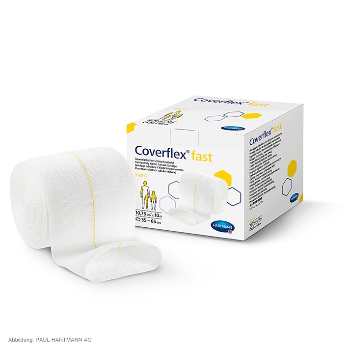 Coverflex fast Schlauchverband Gr. 4 10,75 cm x 10 m