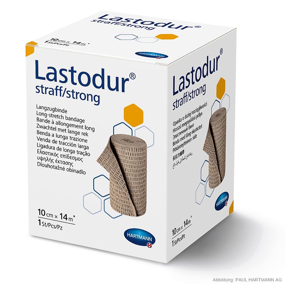 Lastodur straff/strong Langzugbinde 14 m x 10 cm