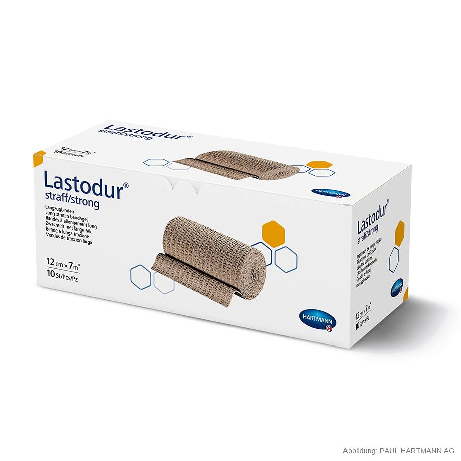 [HAP 931634] Lastodur straff/strong Langzugbinden 7 m x 12 cm (10 Stck.)