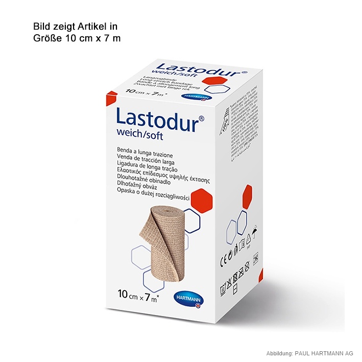 Lastodur weich/soft Langzugbinde 7 m x 8 cm