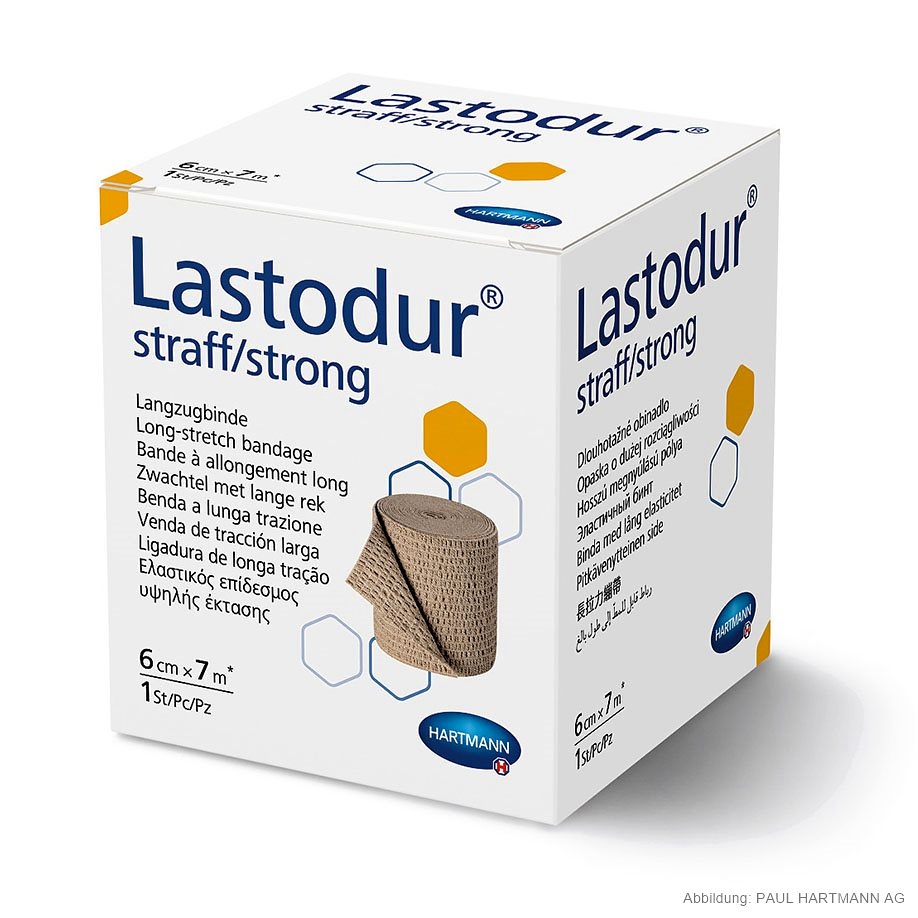 Lastodur straff/strong Langzugbinde 7 m x 6 cm