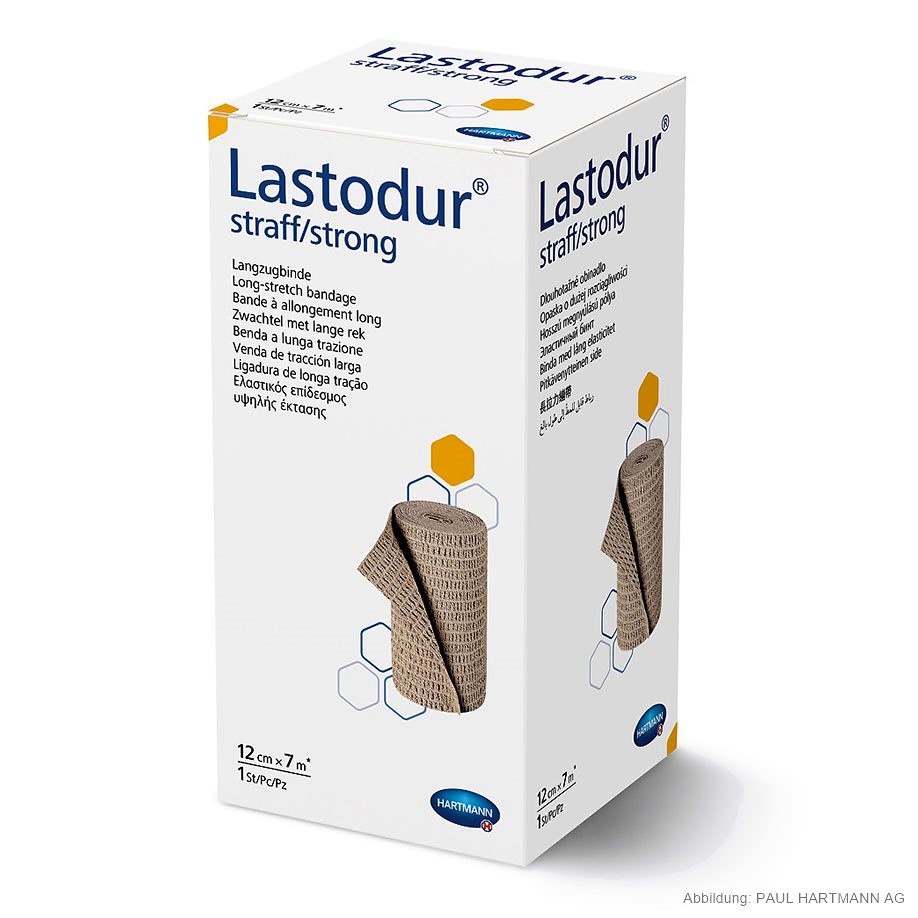 [HAP 931666] Lastodur straff/strong Langzugbinde 7 m x 12 cm