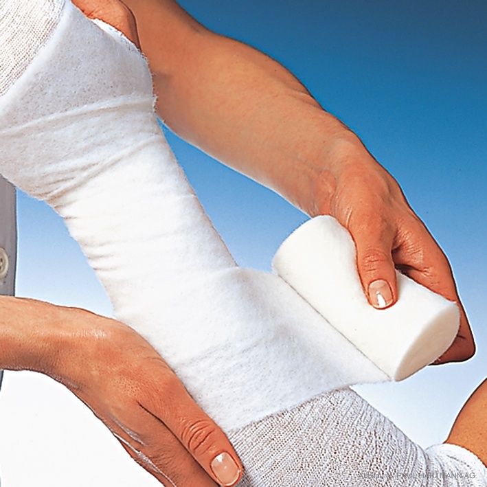 [HAP 932047] Rolta-soft 3 m x 15 cm Synthetik-Wattebinden (4 Stck.)