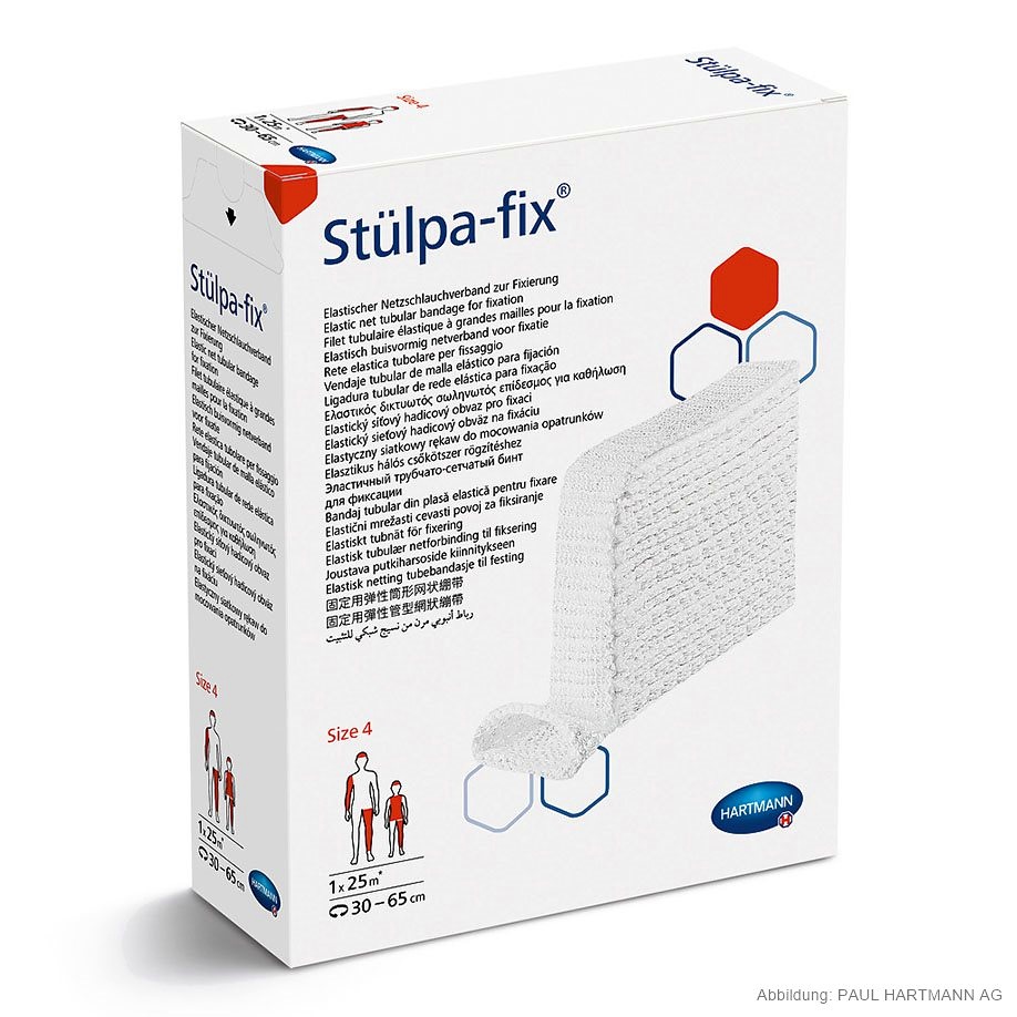 [HAP 932544] Stülpa-fix Gr. 4 (gedehnt 25 m) für Fuß Und Beinverbände, Kinderrumpfverbände