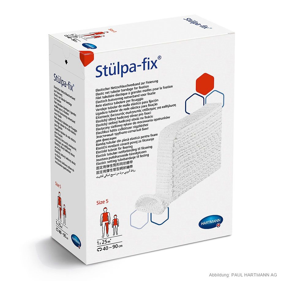 [HAP 932545] Stülpa-fix Gr. 5 (gedehnt 25 m) Für Kopfverbände und Kinderrumpfverbände